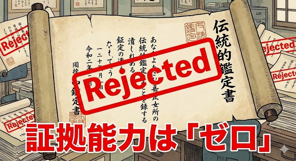 証拠能力はゼロ